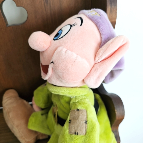 Disney Store Exclusive Mc Dopey Plush Snow White Seven Dwarfs Rare Toy 16 inches - Picture 9 of 15